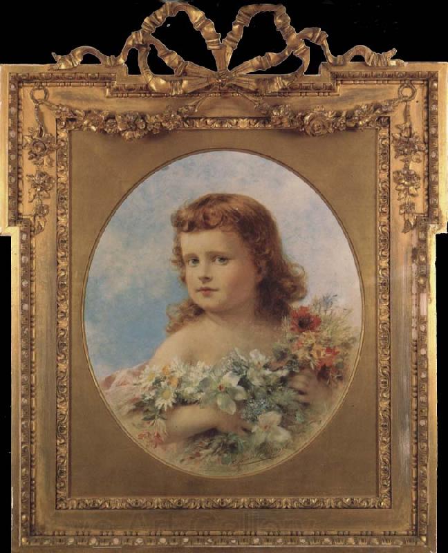 Theobald Chartran Portrait of Martha Howard Frick Spain oil painting art